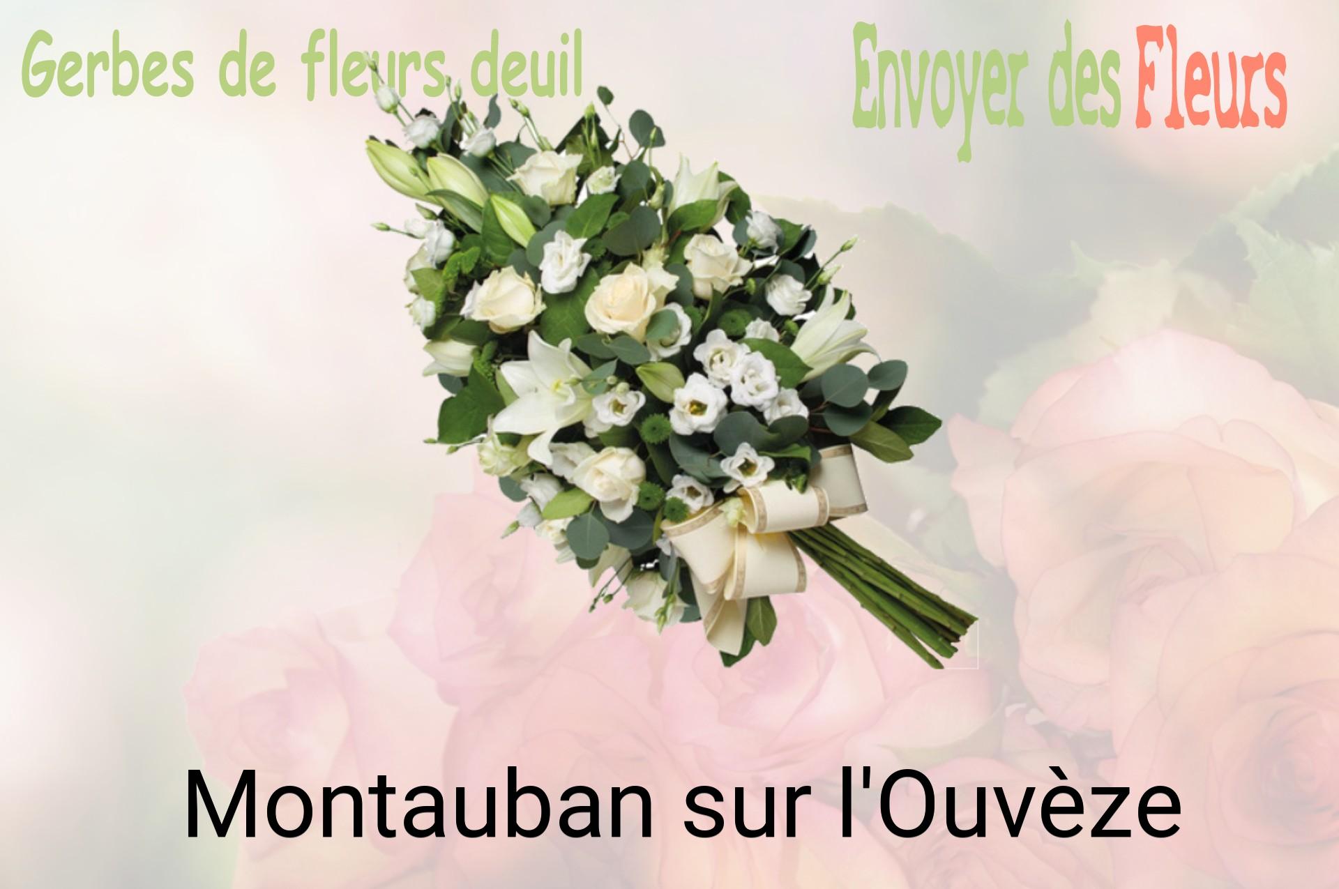Gerbe de fleurs de deuil livrée à Montauban-sur-l'Ouvèze